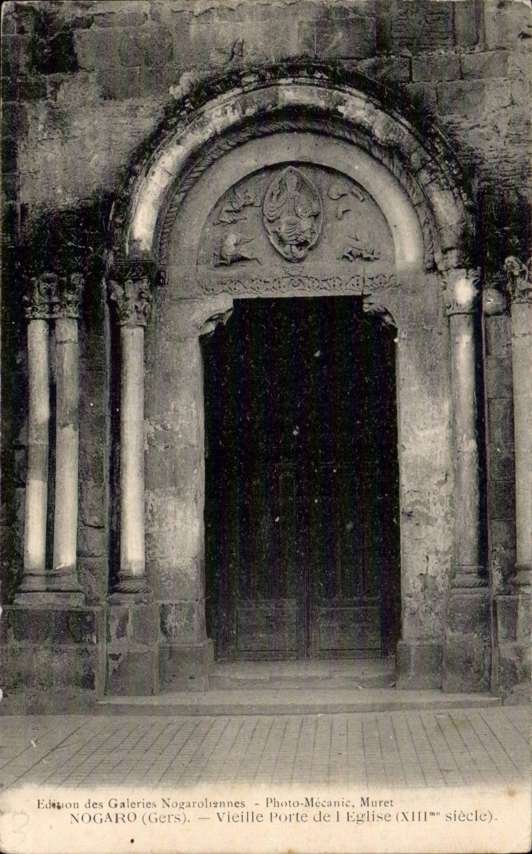 Nogaro (Gers) — Vieille Porte de l'Église (XIIIe siècle) — Édition des Galeries Nogarolizennes