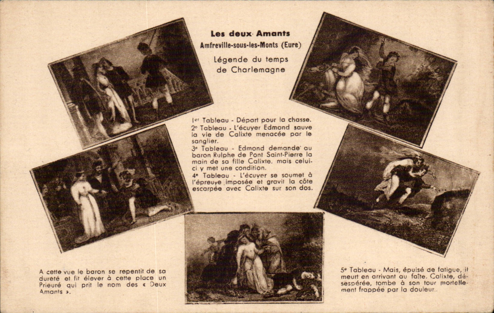 Les deux Amants — Légende du temps de Charlemagne — Édition G. André (Eure)
