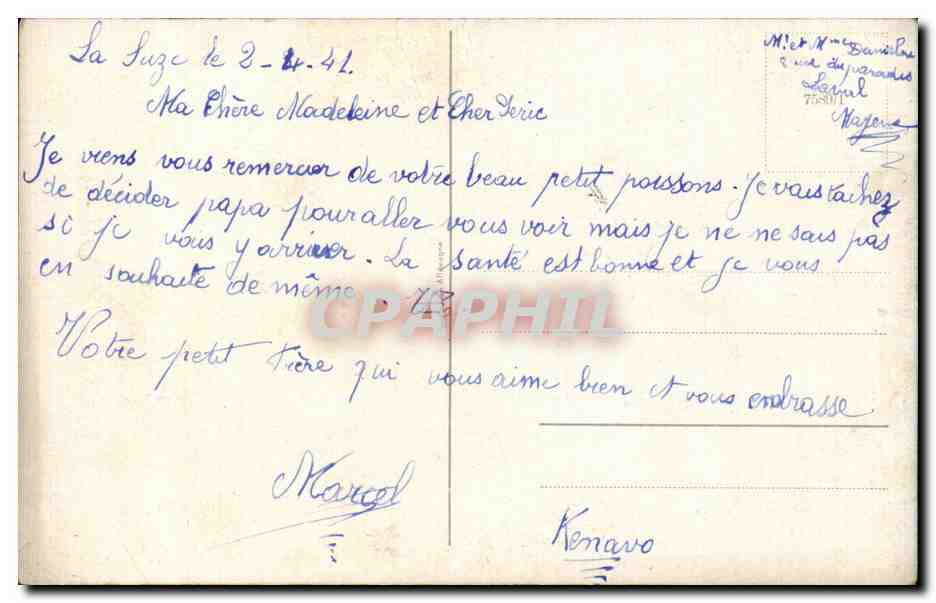 Fantaisie - Enfants - Illustration - La Plus belle rose - CPA  — Rückseite