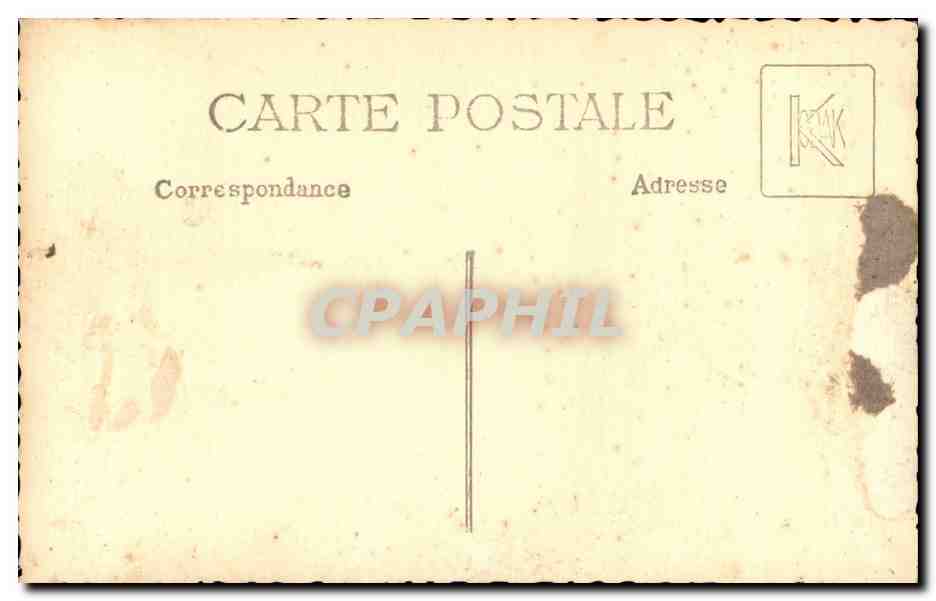CARTE PHOTO Fantaisie - Enfants - Bebe - Baby on Pillow - CPA  — Verso