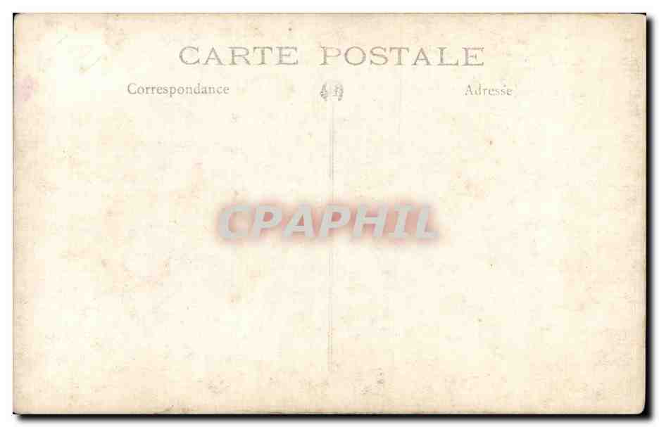 CARTE PHOTO Fantaisie - Enfants - children at play - CPA  — Rückseite
