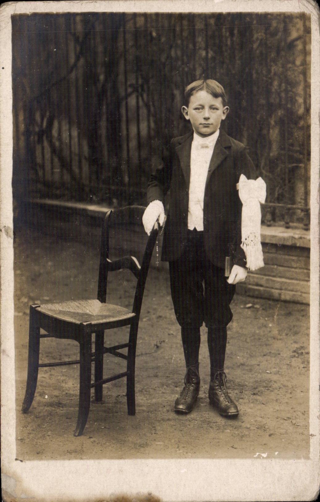 CARTE PHOTO Fantaisie - Garcon - little boy CPA 
