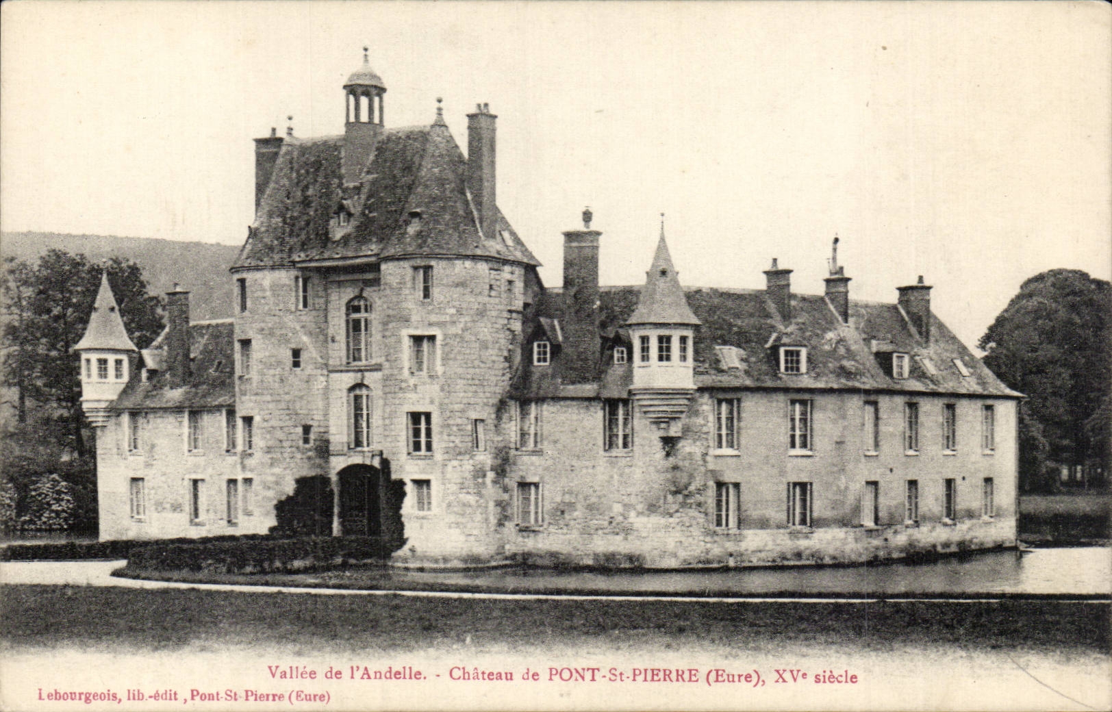 Vallee de l'Andelle - Chateau de Pont St Pierre - cpa 