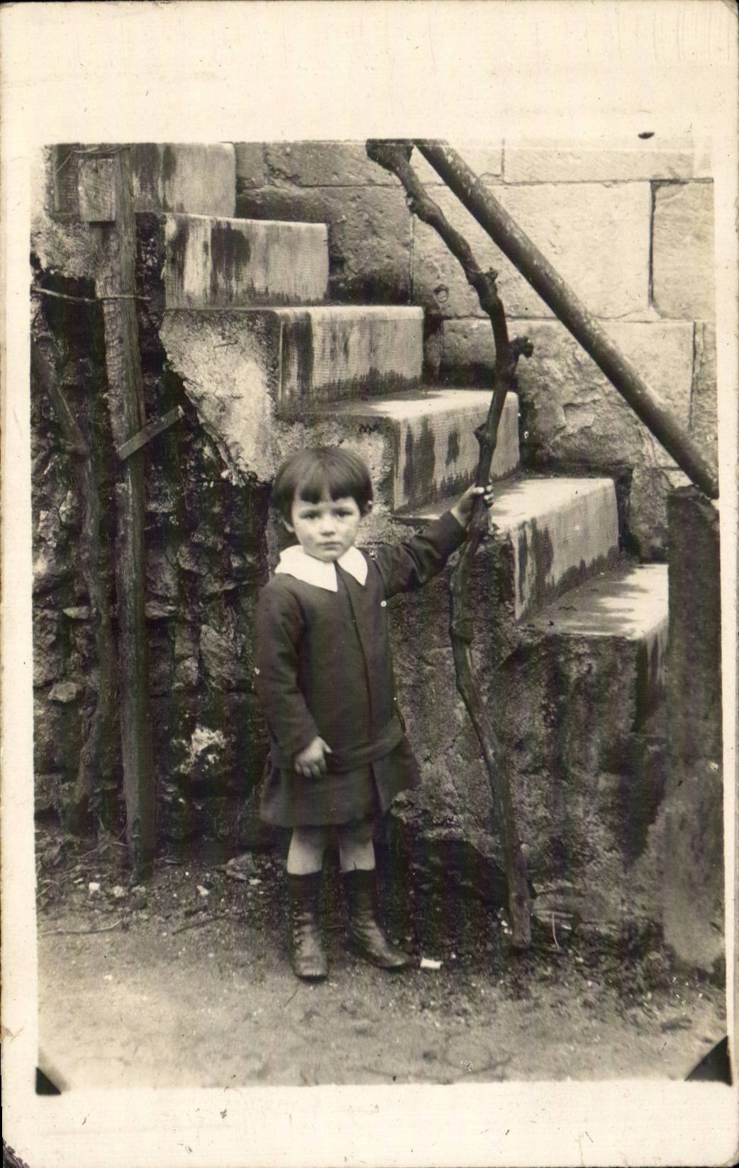 CARTE PHOTO Fantaisie - Enfants - Garcon - Little boy - CPA 