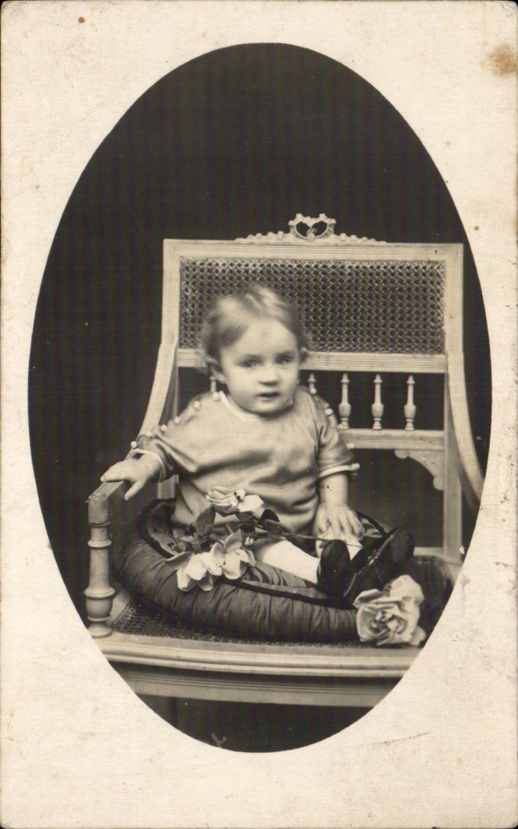 CARTE PHOTO Fantaisie - Enfants - bebe - baby - CPA 