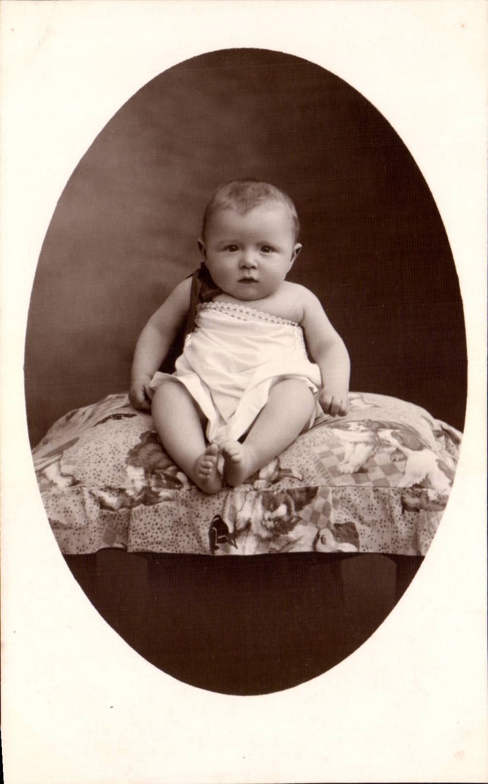 CARTE PHOTO Fantaisie - Enfants - bebe - baby - CPA 