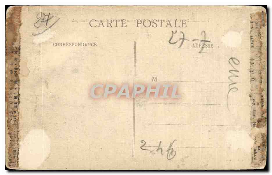 TILLIÈRES-sur-AVRE (Eure) — Vue prise de l'Hostellerie du Bois-Joli — Verso