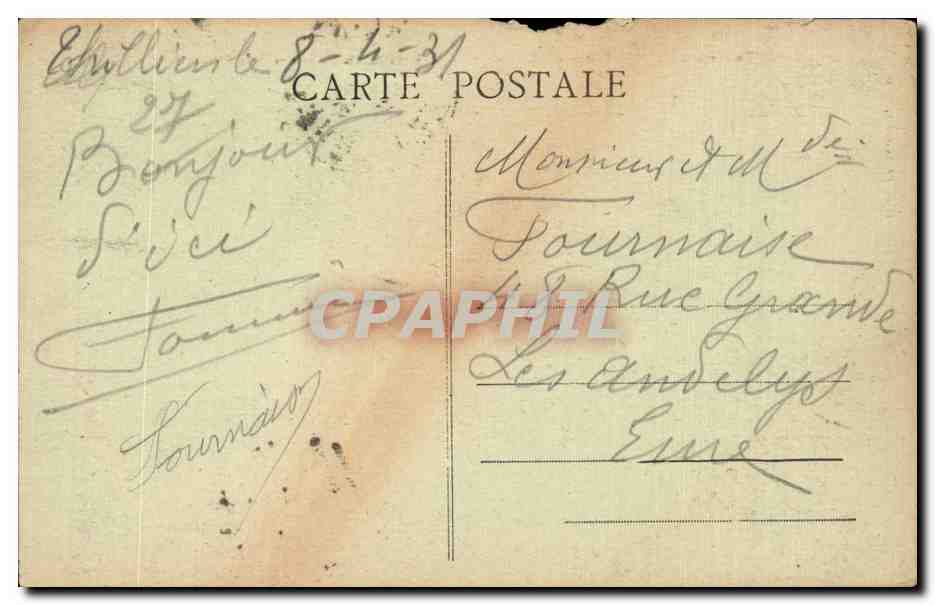 Environ des THILLIERS-en-VEININ (Eure) — Église de Boisdeuemeaix et la Chapelle — Éd. Lévy & Verza — Achterkant
