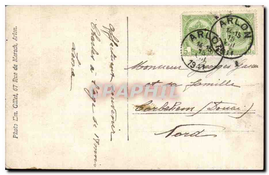 CARTE PHOTO Fantaisie - Enfants - Bebe - Baby - - CPA Fantaisie - Enfants - bebe - baby - CPA  — Verso