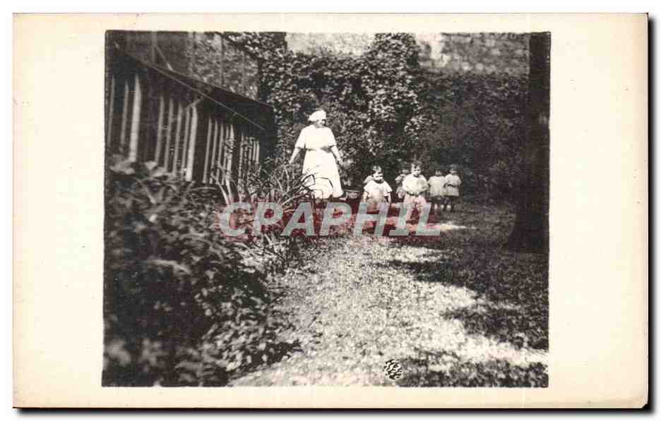 Fantaisie - Enfants - children and mother - CPA 