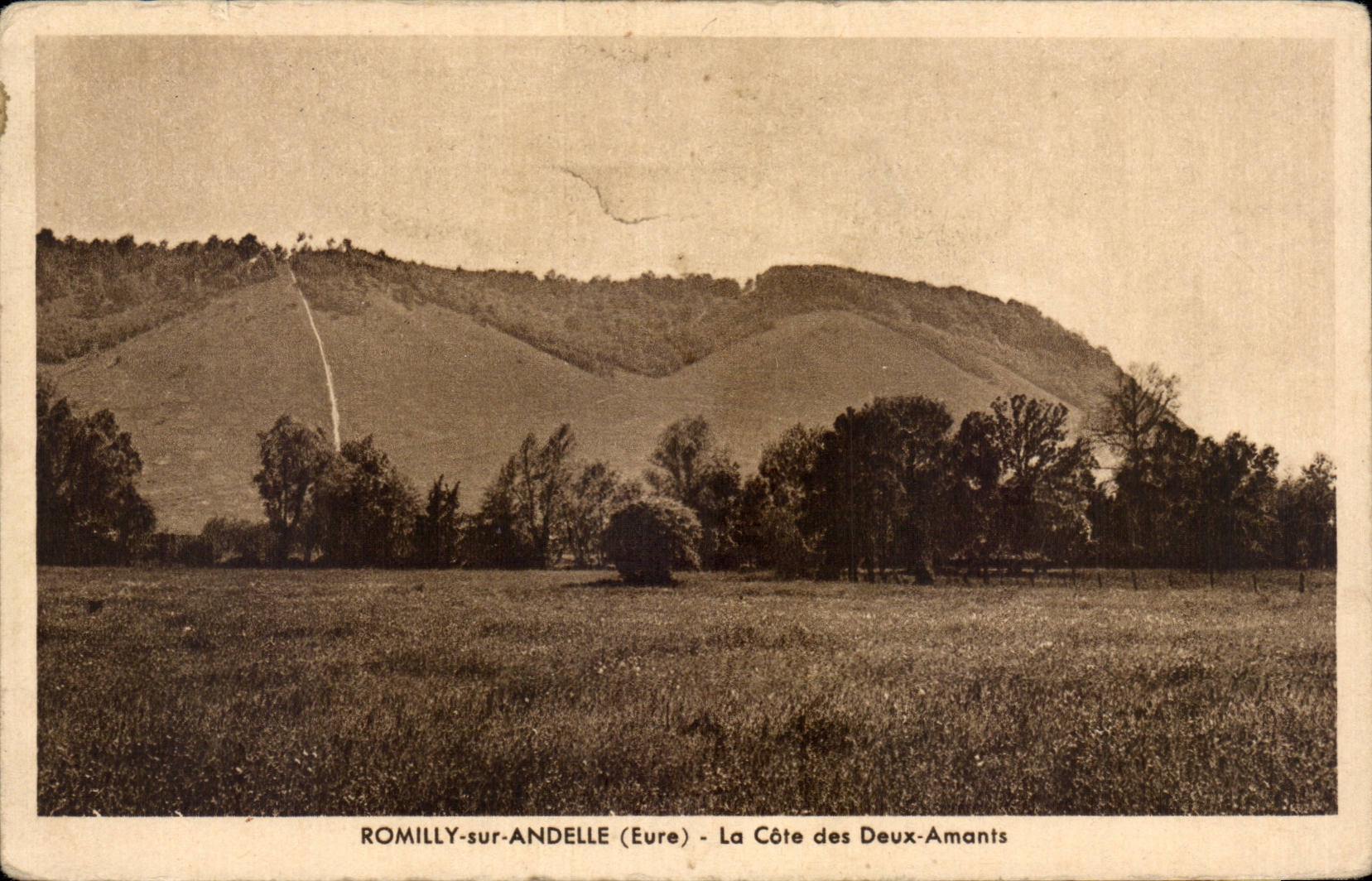 Romilly sur Andelle - La Cote des Deux Amants - CPA 