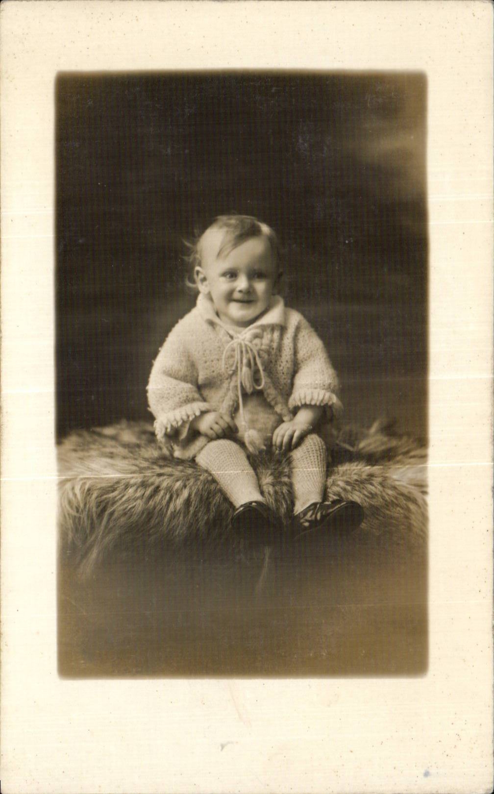 CARTE PHOTO Enfant bebe