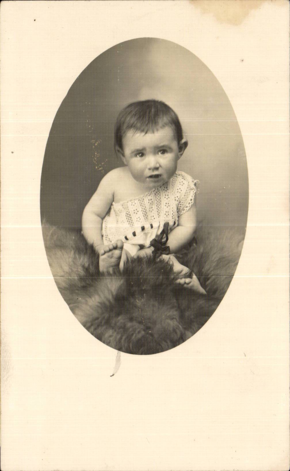 CARTE PHOTO Enfant bebe