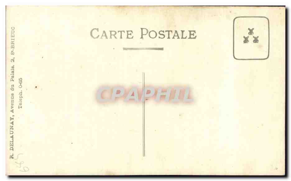 CARTE PHOTO Enfants  — Verso