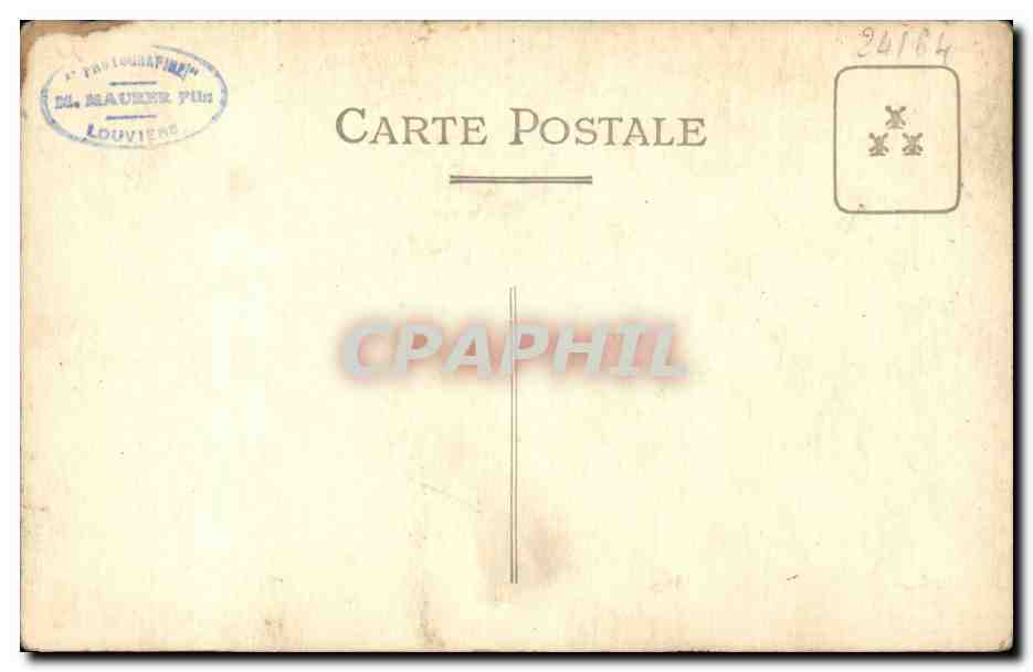 CARTE PHOTO Enfant Fille — Rückseite