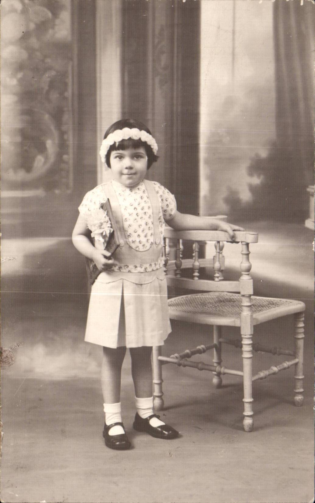 CARTE PHOTO Enfant Fille