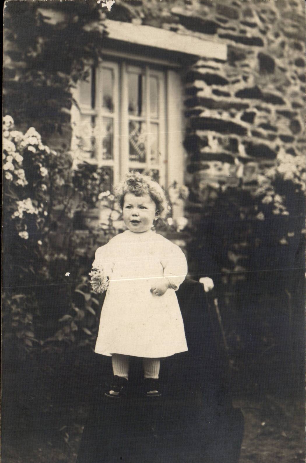 CARTE PHOTO Paris Enfant Bebe
