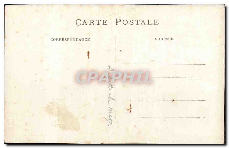CARTE PHOTO Enfant — Rückseite