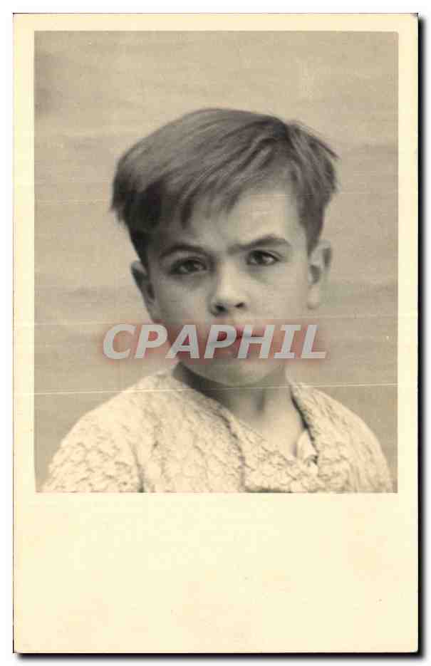 CARTE PHOTO Enfant Garcon