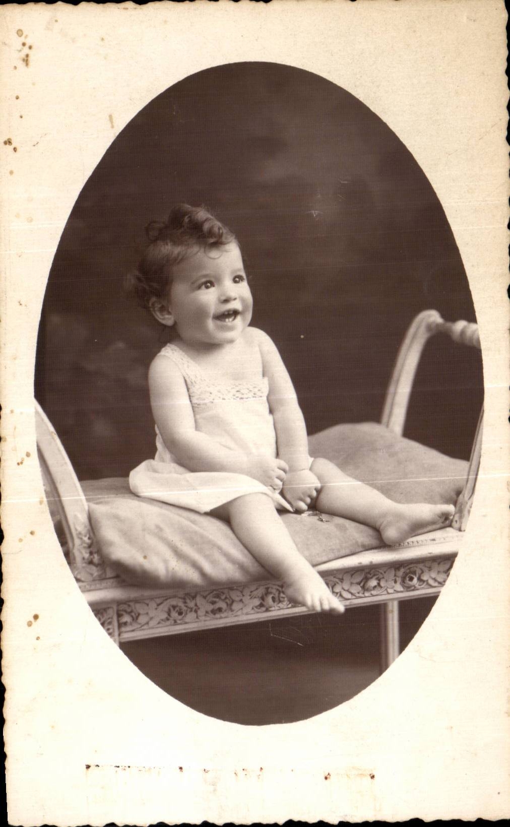 CARTE PHOTO Enfant Bebe