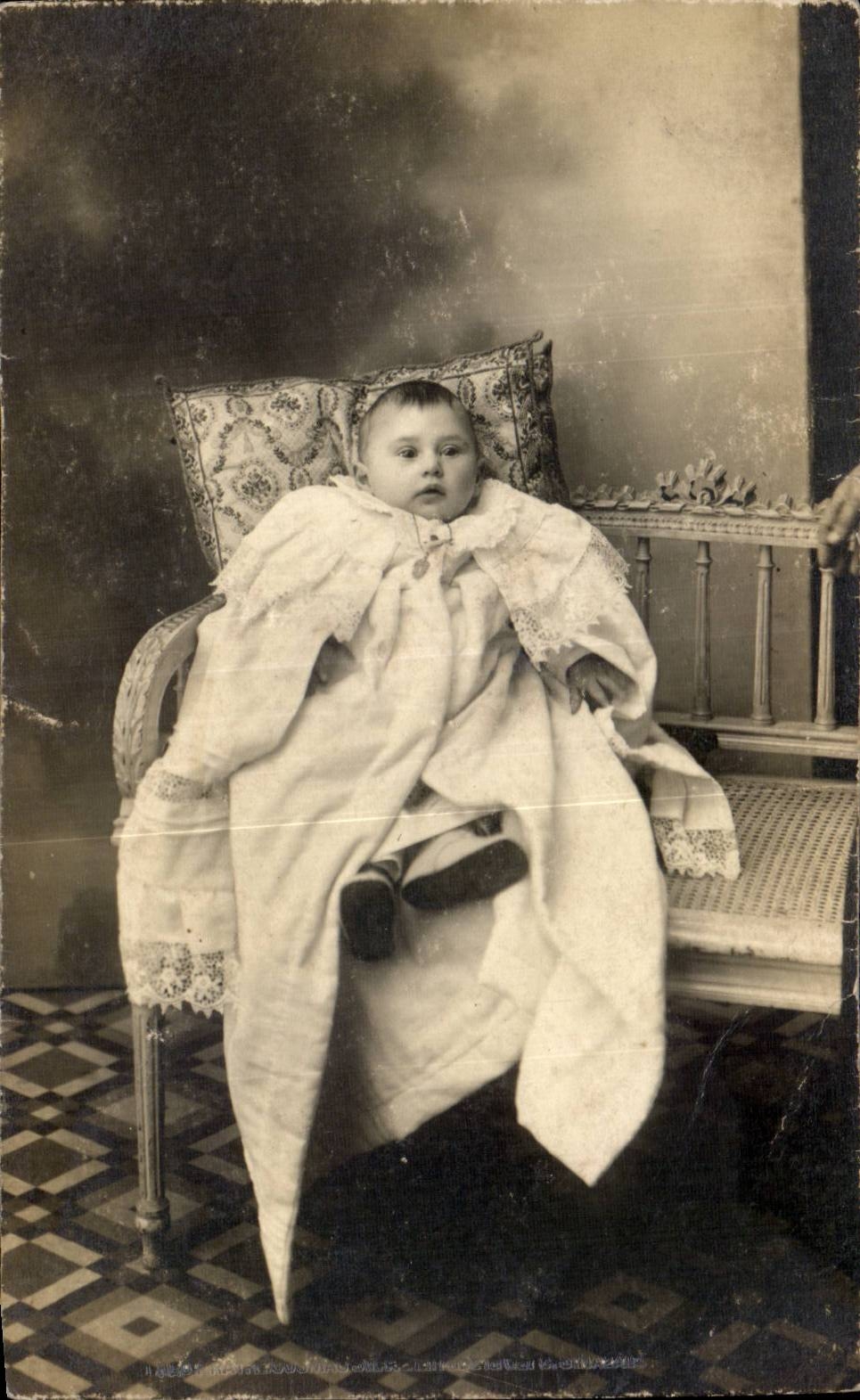 CARTE PHOTO Enfant bebe