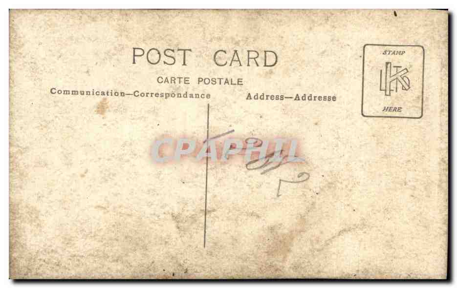 CARTE PHOTO Enfant bebe — Verso
