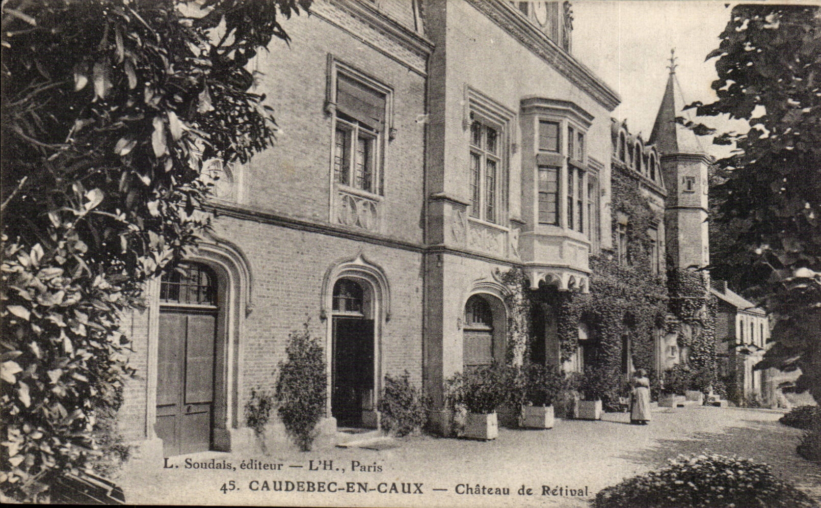 Caudebec en Caux - Chateau de Retival - CPA 