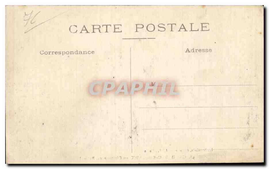 Caudebec en Caux - Chateau de Retival - CPA  — Rückseite