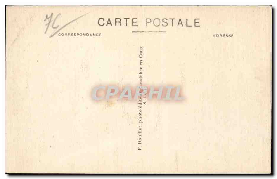 Caudebec en Caux - La Chapelle de la vierge - CPA  — Rückseite