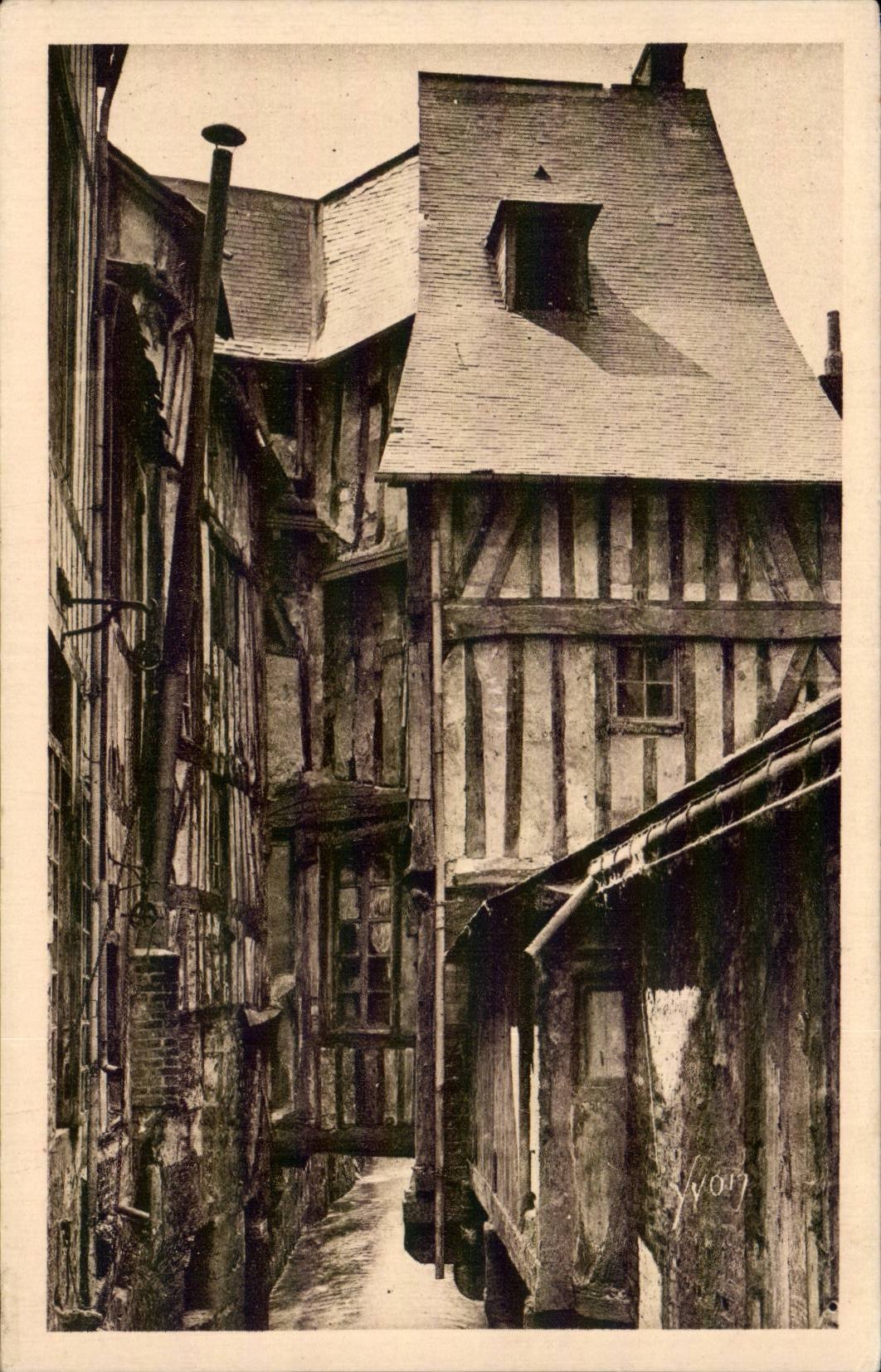 Caudebec en Caux - Vieilles Maisons - Rue de la Boucherie - Yvon - CPA 