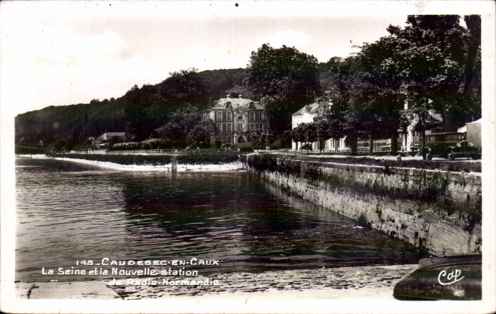 Caudebec en Caux - La Seine et la Nouvelle Station - CPA 