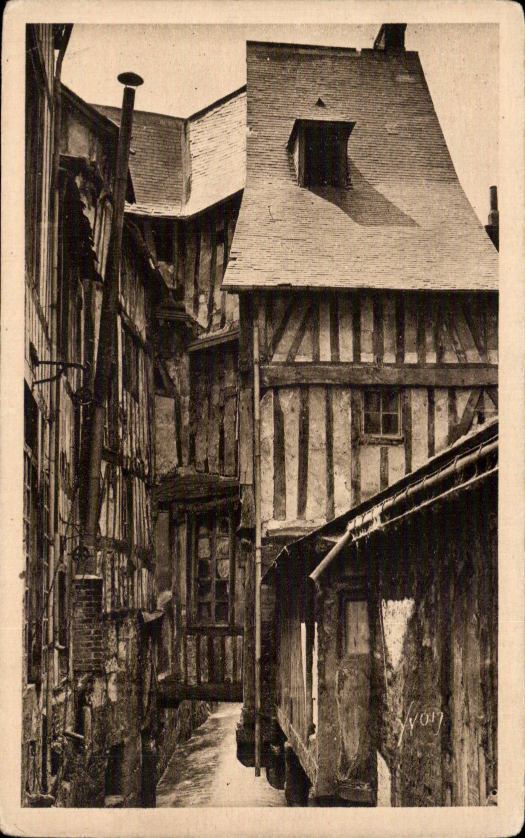 Caudebec en Caux - Vieilles Maisons - Rue de la Boucherie - Yvon - CPA 