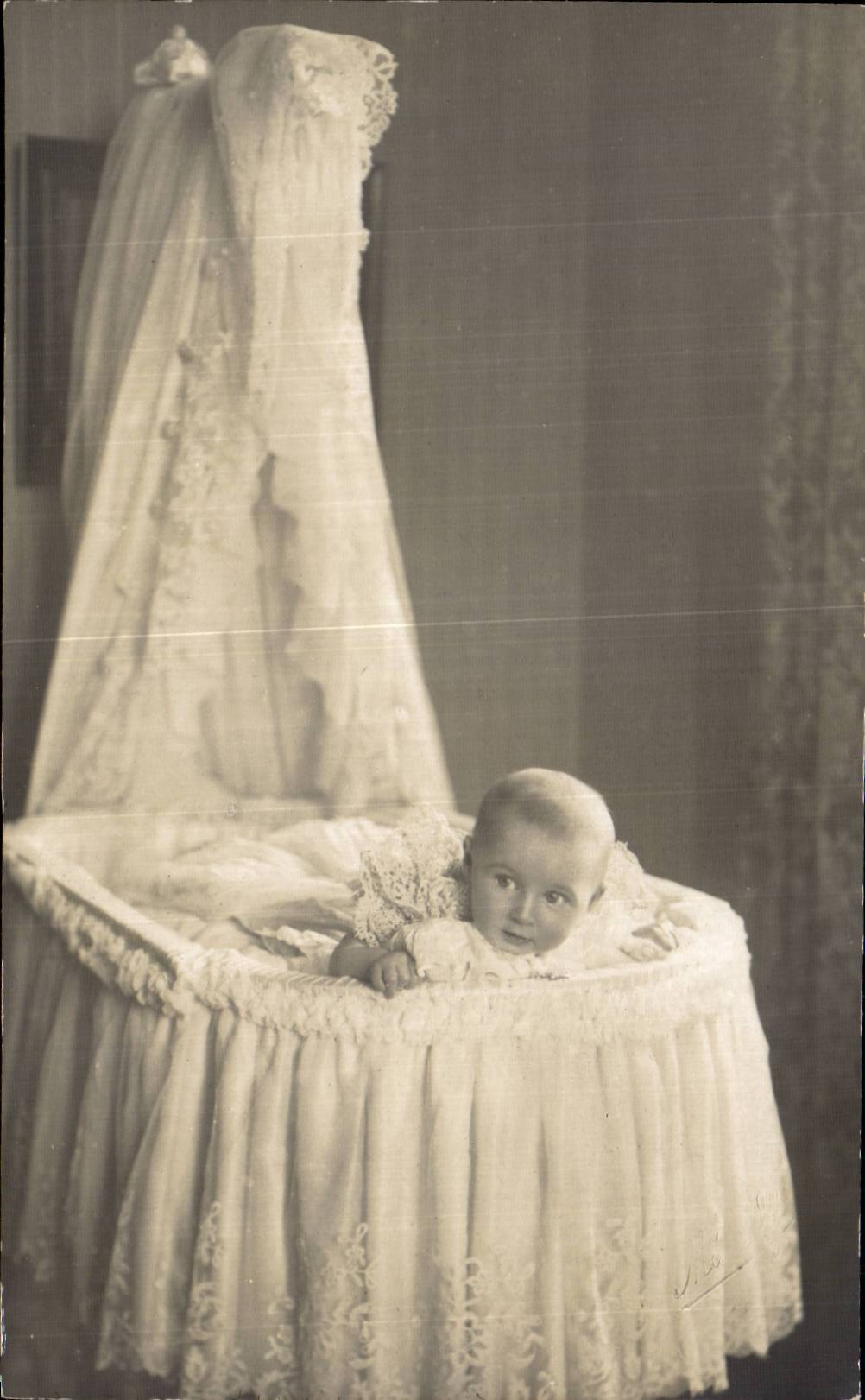 CARTE PHOTO Fantaisie - enfants - bebe - baby - CPA 