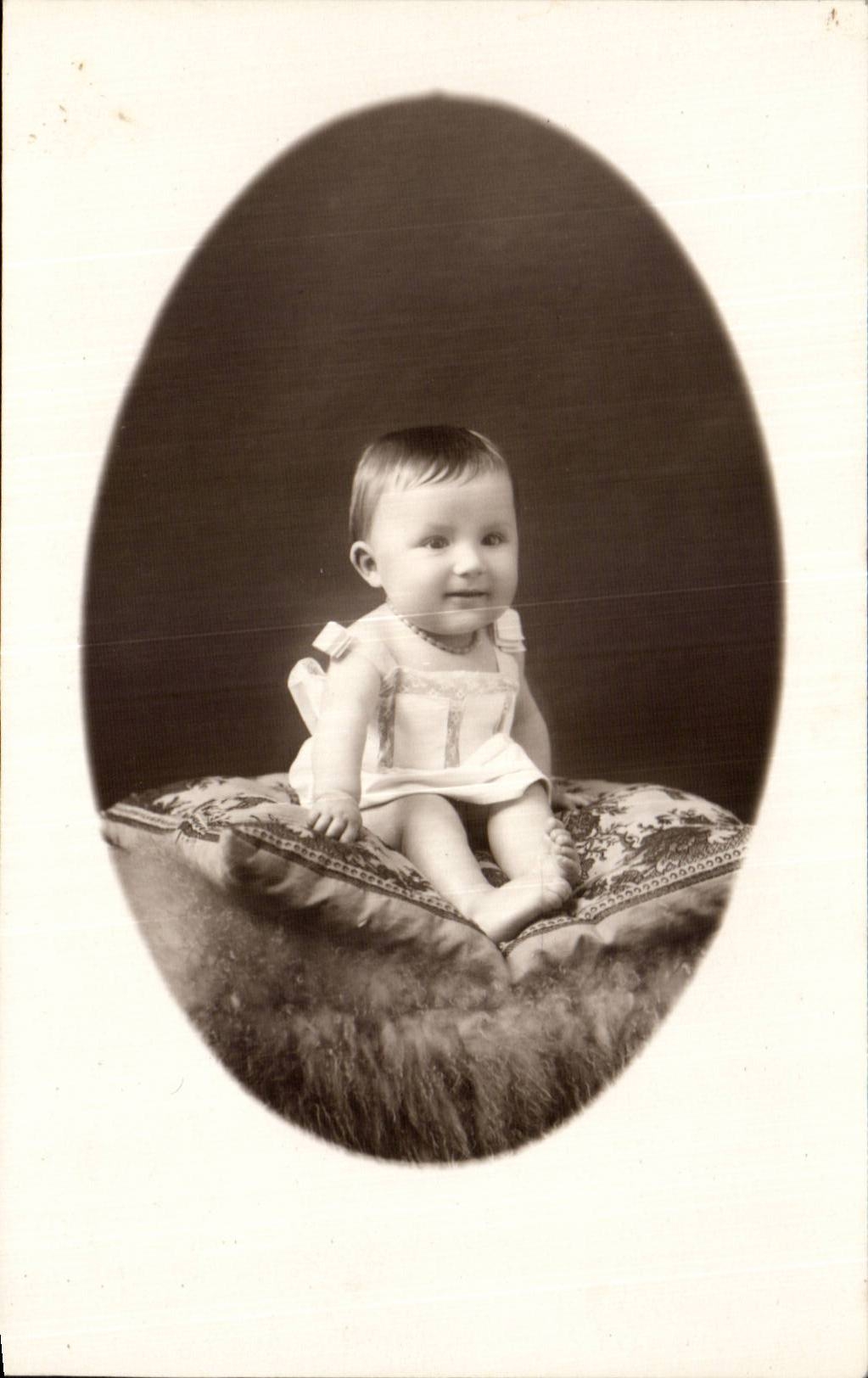 CARTE PHOTO Fantaisie - enfants - bebe - baby - CPA 