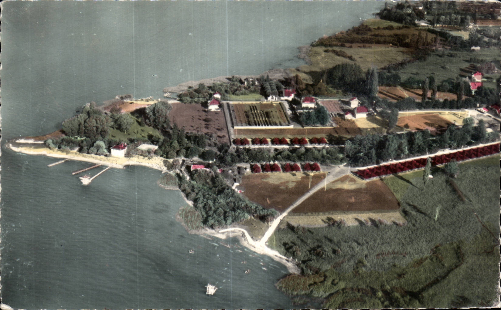 Le Camp de Saint Jorioz au Bords du Lac d'Annecy - CPA 