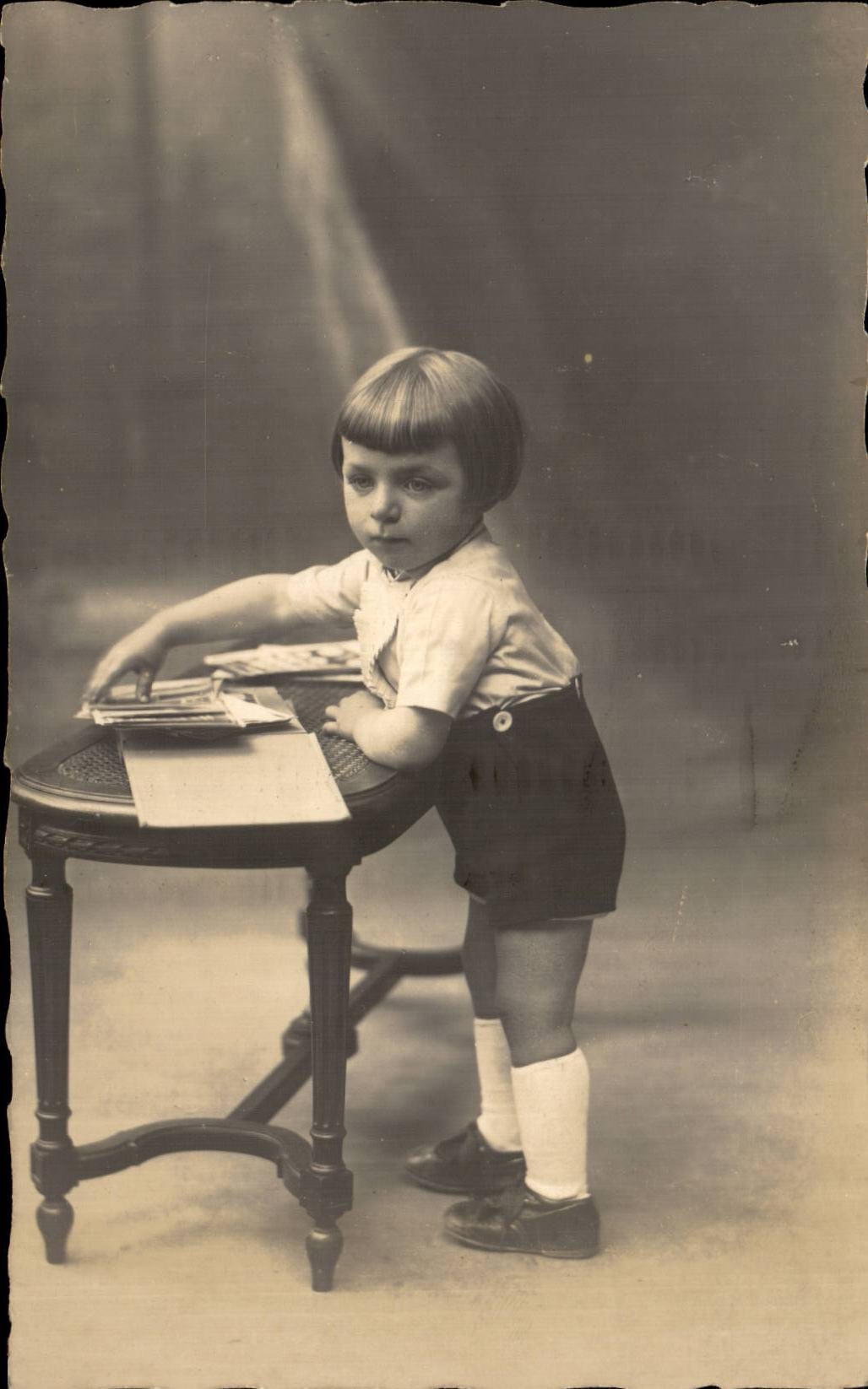 CARTE PHOTO Fantaisie - Enfants - Fille - little girl - CPA 