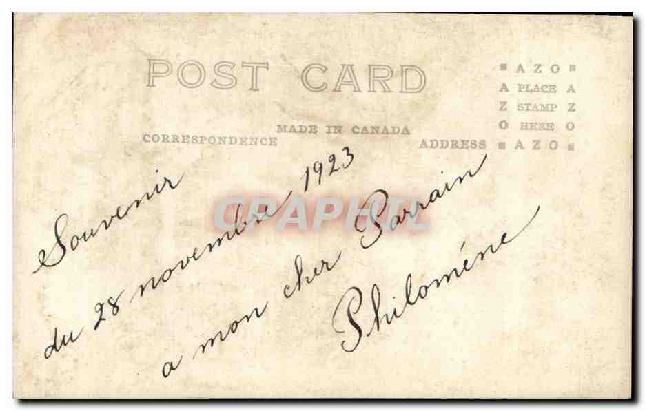CARTE PHOTO Fantaisie - Couple - marriage - wedding - bride - groom - CPA  — Rückseite