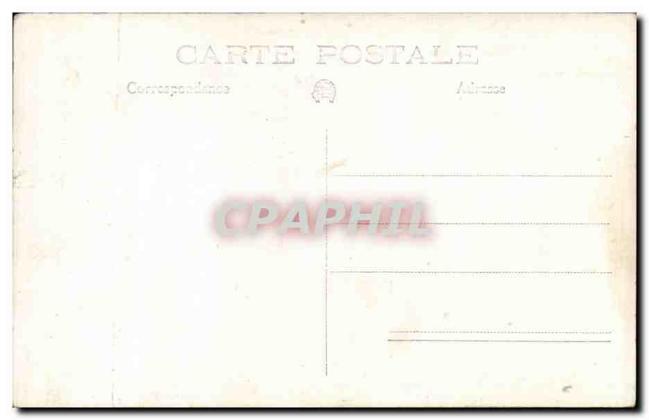 CARTE PHOTO Fantaisie - Couple - CPA  — Verso