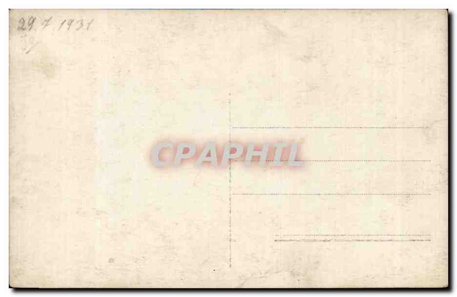 CARTE PHOTO Fantaisie - couple sitting in sand - CPA  — Rückseite