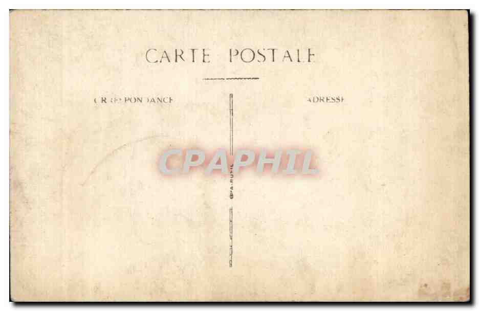 CARTE PHOTO Fantaisie - couple with dog - chien - CPA  — Rückseite