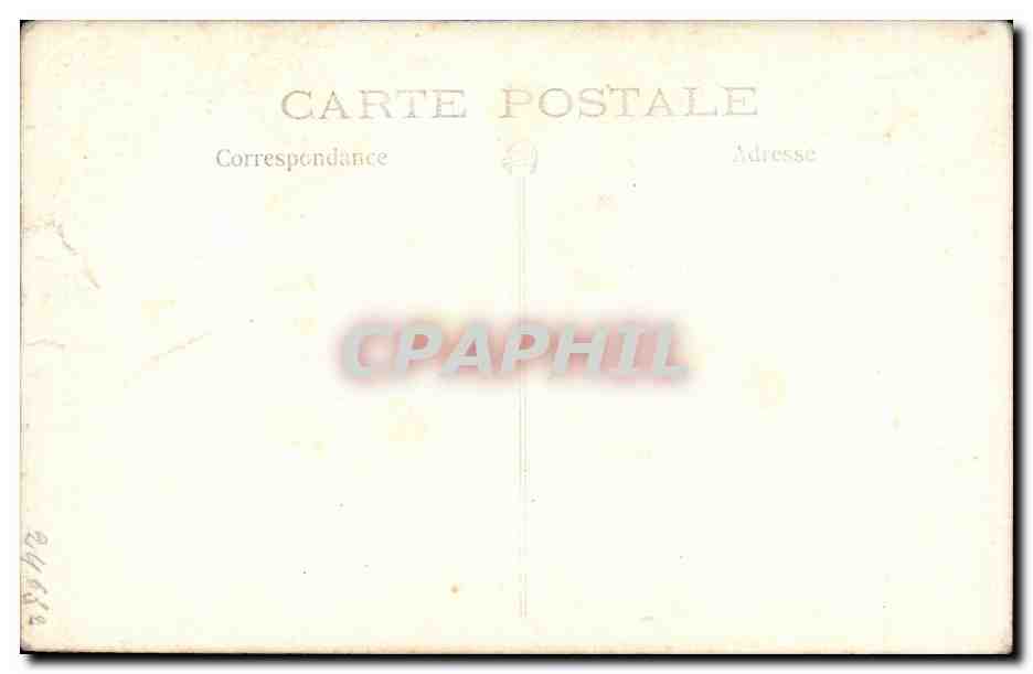 CARTE PHOTO Fantaisie - couple - wedding - marriage - bride - groom - CPA  — Rückseite
