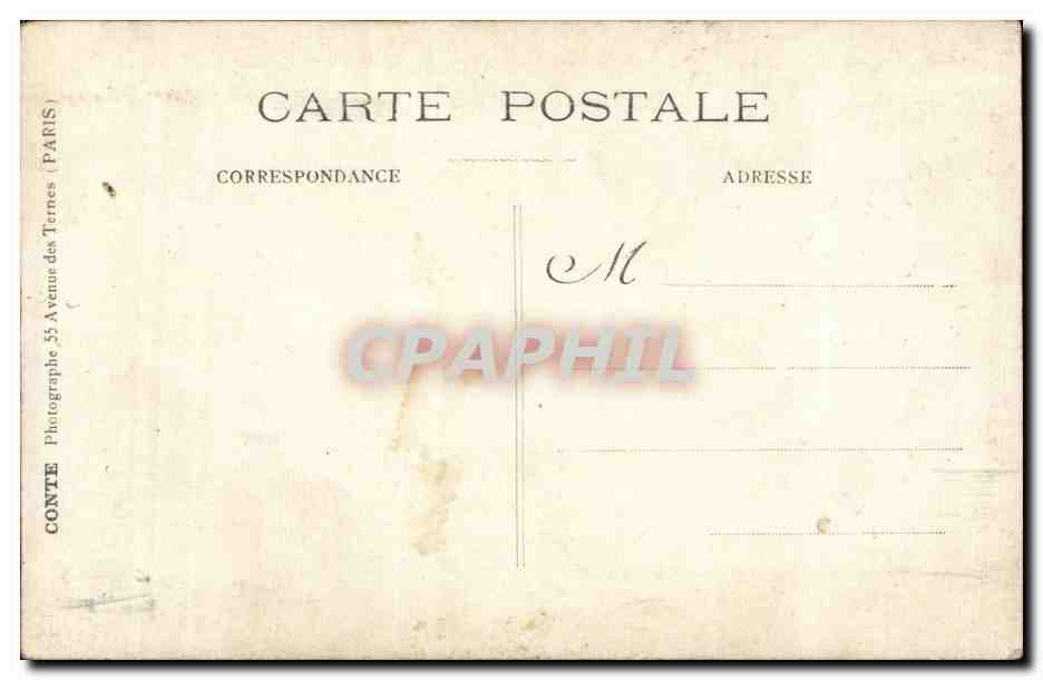 CARTE PHOTO Fantaisie - couple - fashion - mode - chapeau - hat - CPA  — Rückseite
