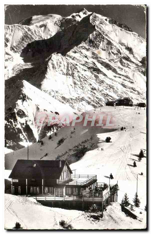 Le Mont d'Arbois (Haute-Savoie) — Le Chalet Idéal-Sport et le Mont Blanc (4.807 m.) — Éditions J. Cellard