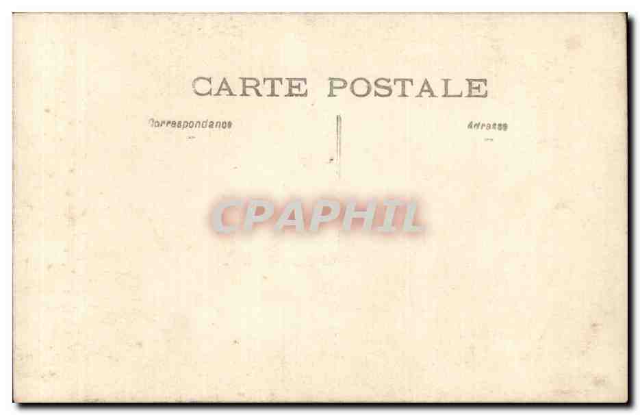 CARTE PHOTO Couple Femme Costume Folklore — Verso