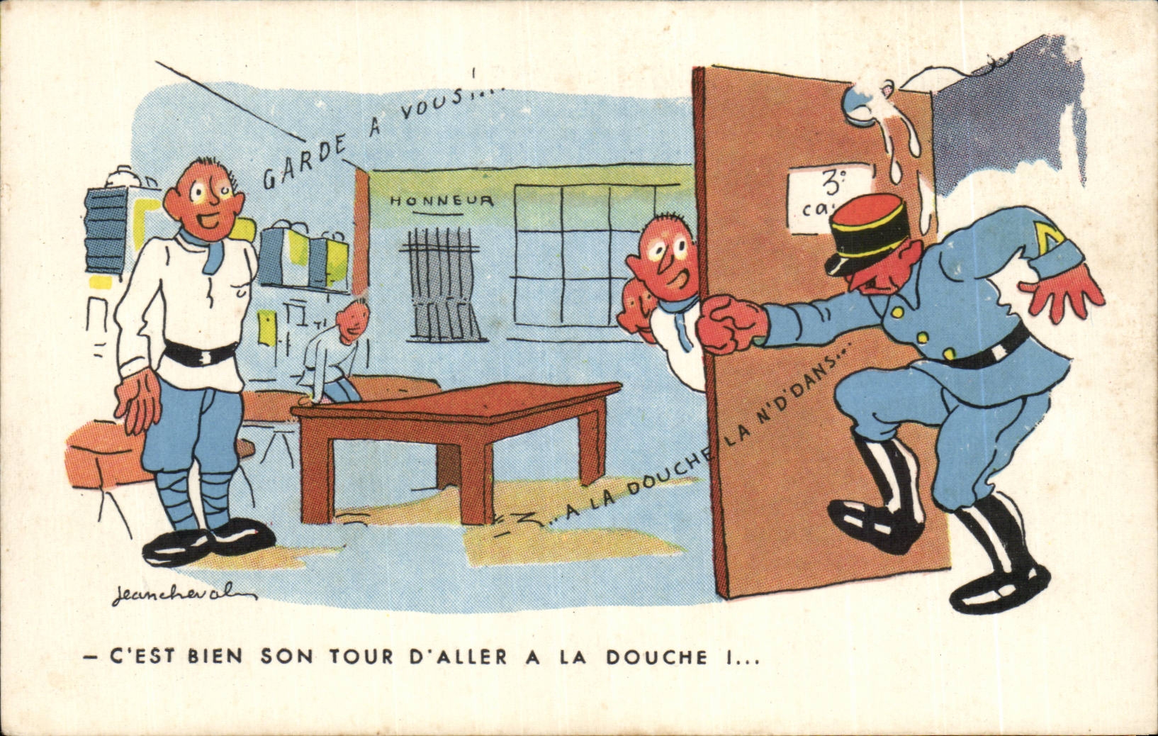 Garde à vous... — humour militaire — Jeancheval