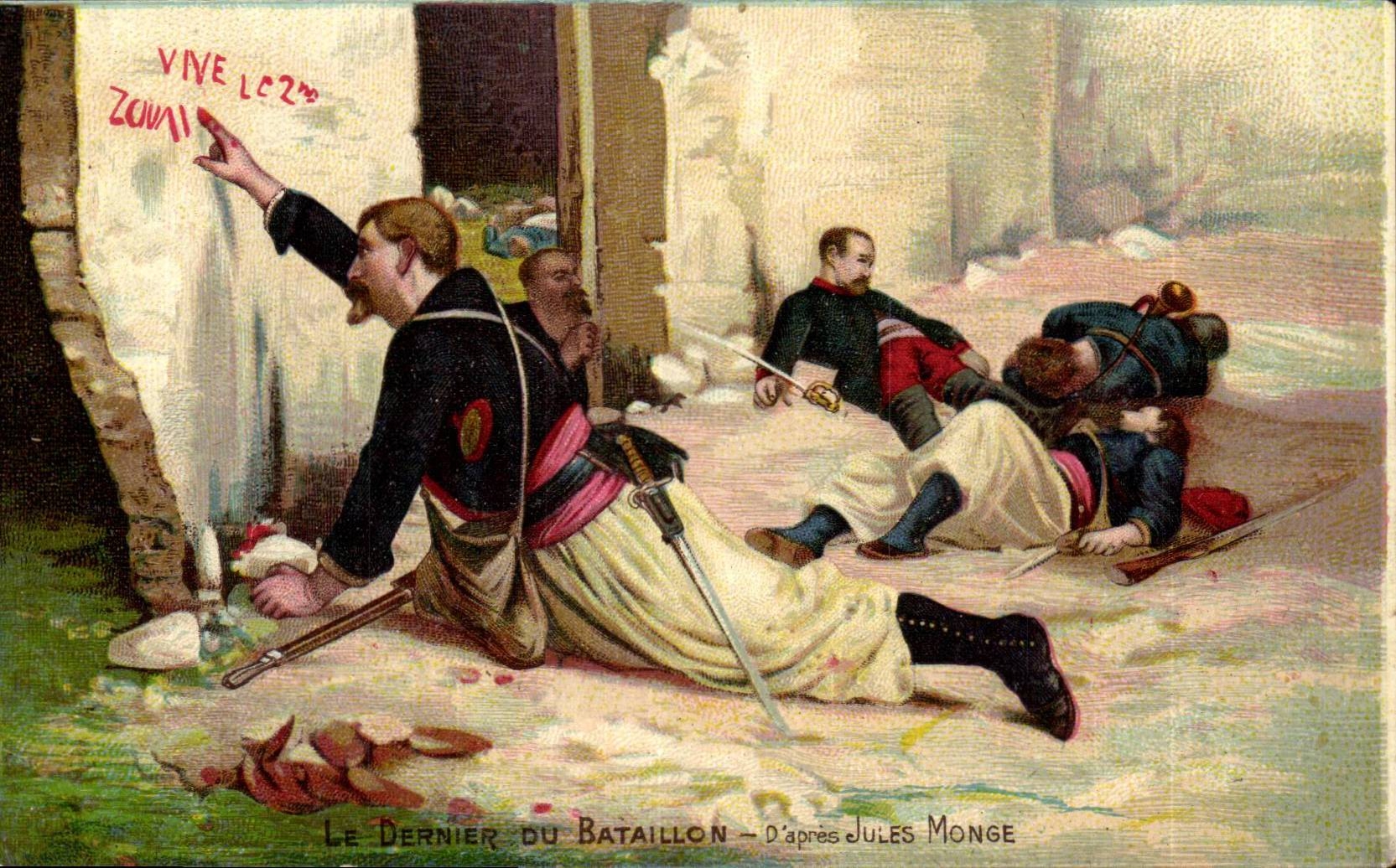 Le Dernier du Bataillon — D'après Jules Monge