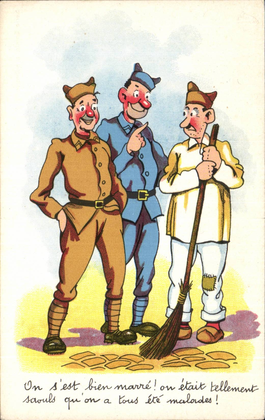 Tres payasos soldados — Serie de Comedia Militar - 7