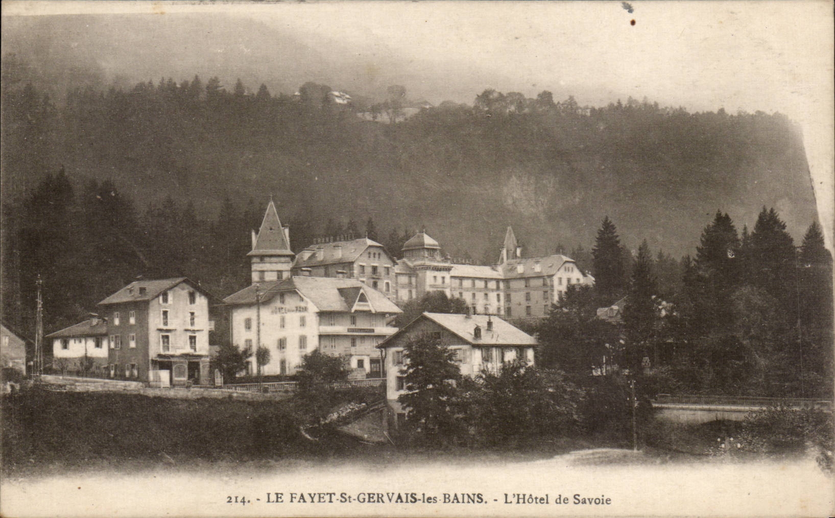 LE FAYET-ST-GERVAIS-LES-BAINS — L'Hôtel de Savoie — éditeur anonyme, n° 214