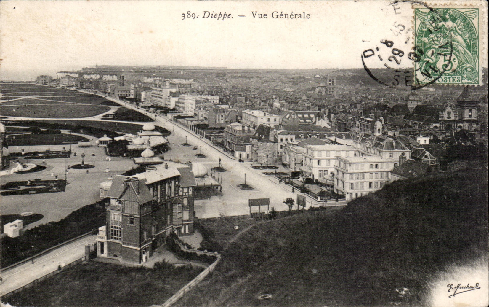 CPA Dieppe Vue generale