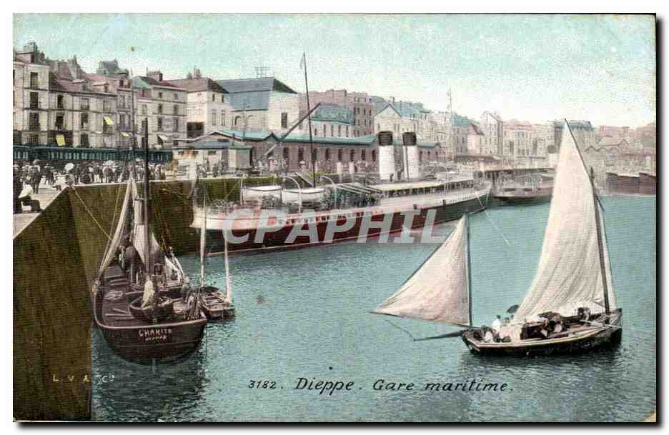 CPA Dieppe Gare maritime